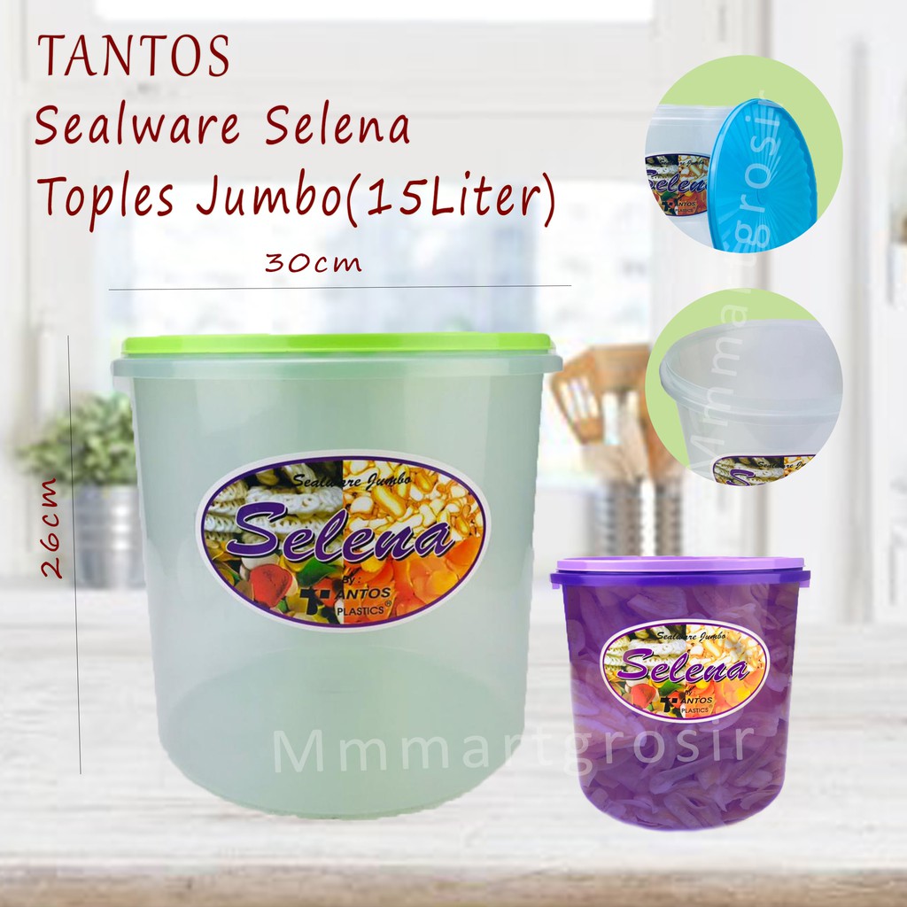 Tantos Sealware Selena / Toples Plastik / Toples Besar / 15liter