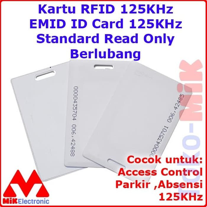 

KARTU RFID 13.56MHZ 13.56 MHZ TAG ID CARD IC CARD LUBANG (THIN /TIPIS)