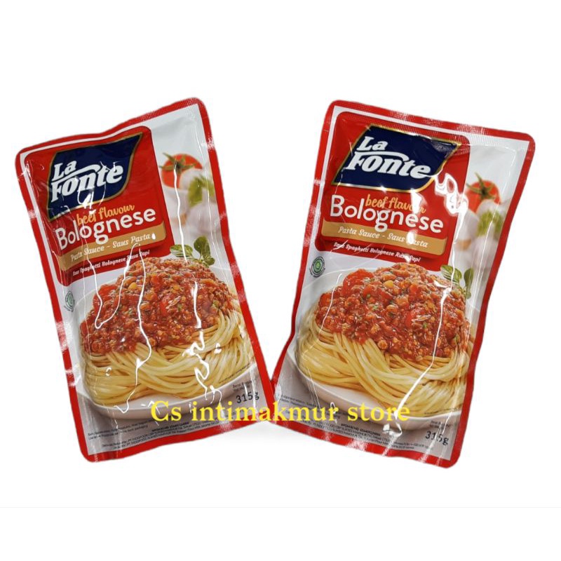 

La Fonte Bolognase Saus Pasta Bolognase 315 gr