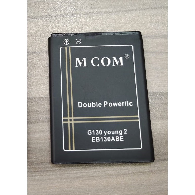 Battery Batre Baterai Double Power Mcom Samsung Young 2 G130 EB-BG130ABE