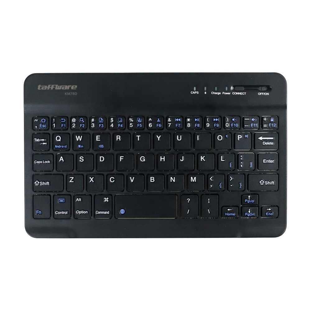 Taffware Wireless Bluetooth Keyboard Rechargeable - KM78D