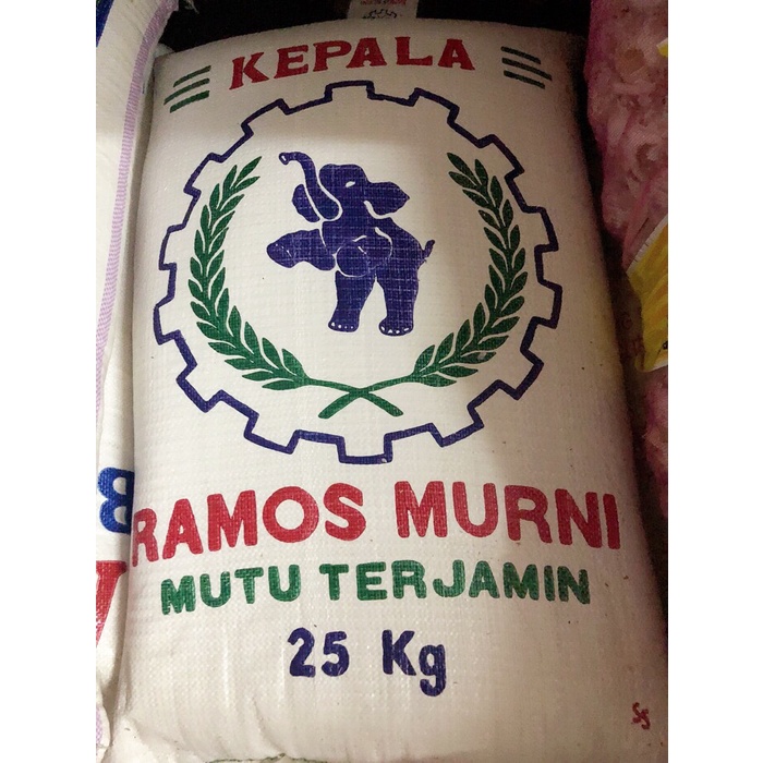 

978EqW Beras Ramos Cap Gajah 25 Kg WQ0112