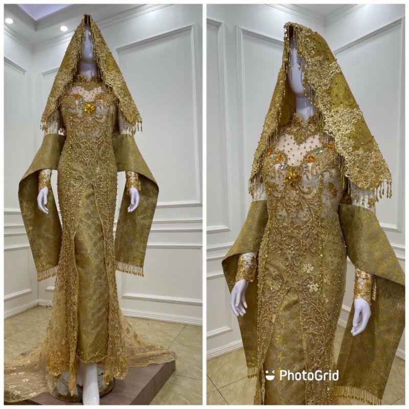 SETELAN KOTO GADANG MODERN /KOTO GADANG MELAYU PREMIUM//KEBAYA PENGANTIN KOTO GADANG MEWAH/GAUN WEDDING PENGANTEN