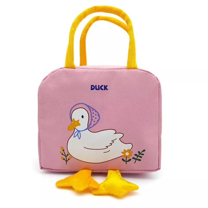 Lunch Bag Duck Tas Bekal Makan Anak Sekolah Dengan Aluminium Foil