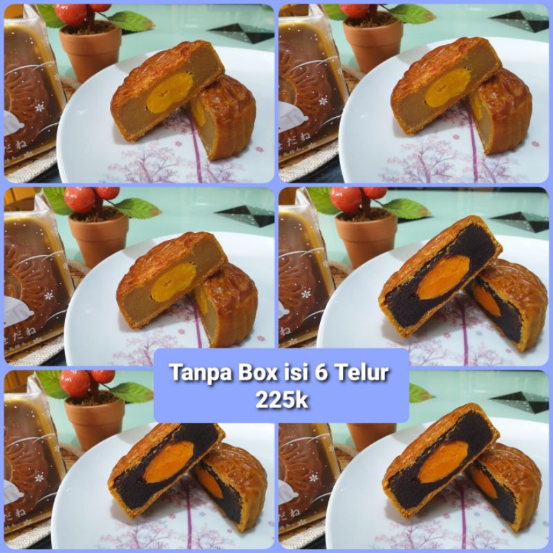 

Mooncake Telur Asin isi 6 pcs