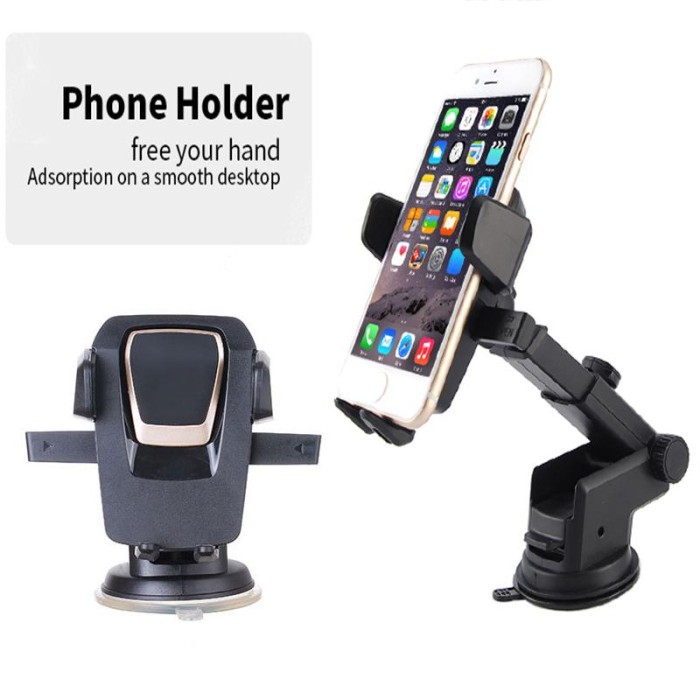 CAR HOLDER 360 ROTATION FOR MOBILE PHONE SILIKONE SUCKER HOLDER MOBIL