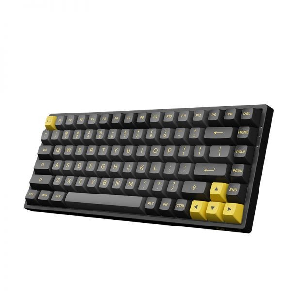 Akko 3084B Plus V2 Black &amp; Gold Hotswap Wireless Gaming Keyboard