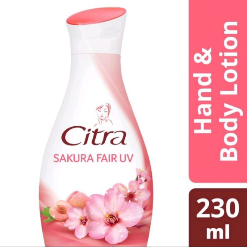 Citra Hand Body Lotion Sakura Glow UV