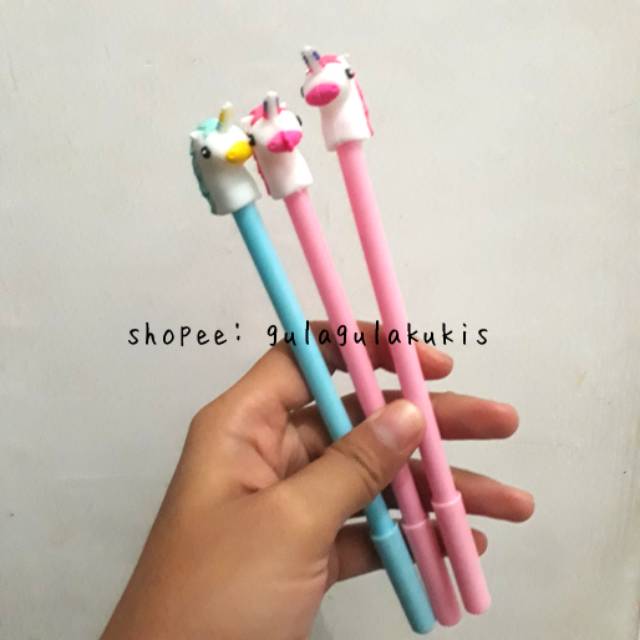 

[READY] Unicorn Cute Pen Pulpen Gel