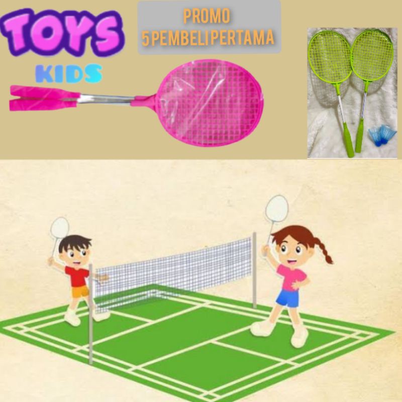 mainan anak raket badminton raket plastik