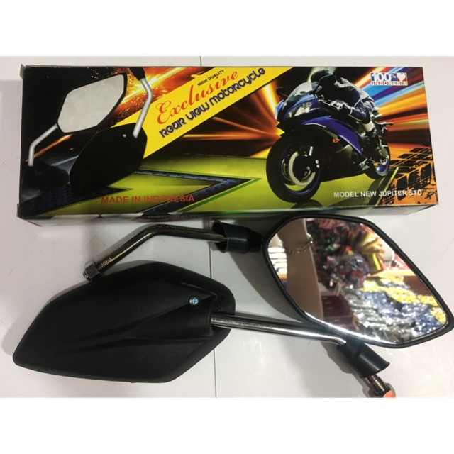 Spion Motor model Jupiter Standart Tangkai Crome motor / Yamaha