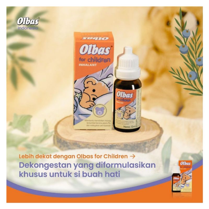 Olbas for Children Minyak Inhalant Dekongestan Bayi dan Anak 12ml