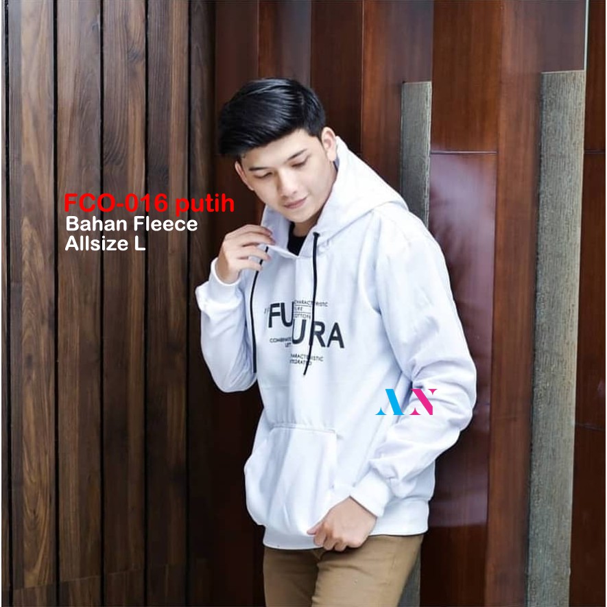 AA1 - Jaket Hoodie Fleece Tebal Cowok Pria || COD || Futura Future