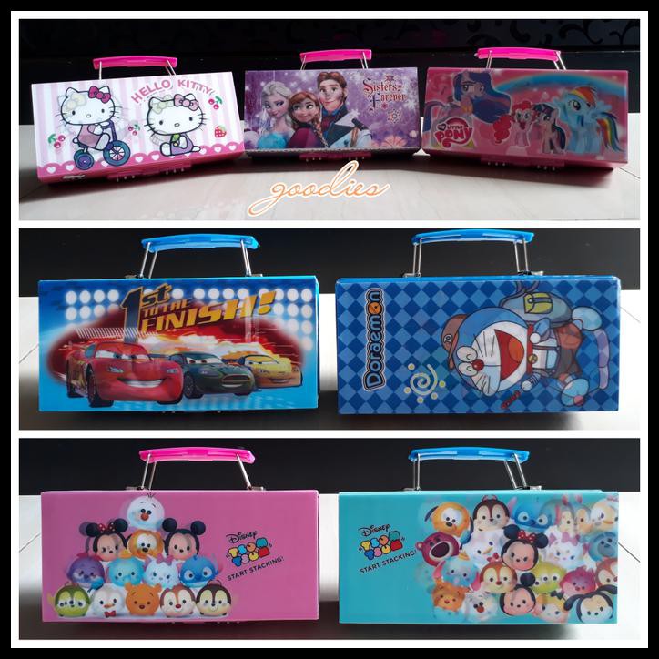 

(Murah!!) Kotak Pensil Kode 3 Susun Tingkat 3D 3 Dimensi Hologram Karakter ..!..!!