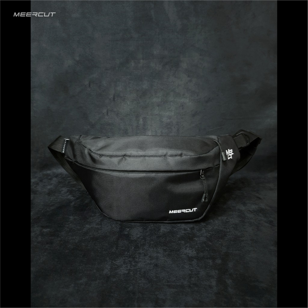 Meercut  Tas Waistbag Black / Hitam Type Large