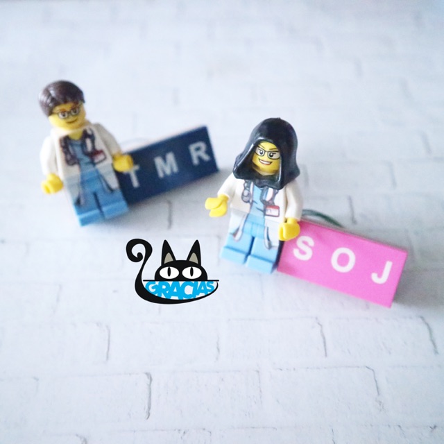 

MINIFIGURE DOKTER NAKES | STETOSKOP NAMETAG | LANYARD IDCARD | MINIFIGURE L EG0 | AKSESORIS L EG0 PROFESI DOKTER NAKES