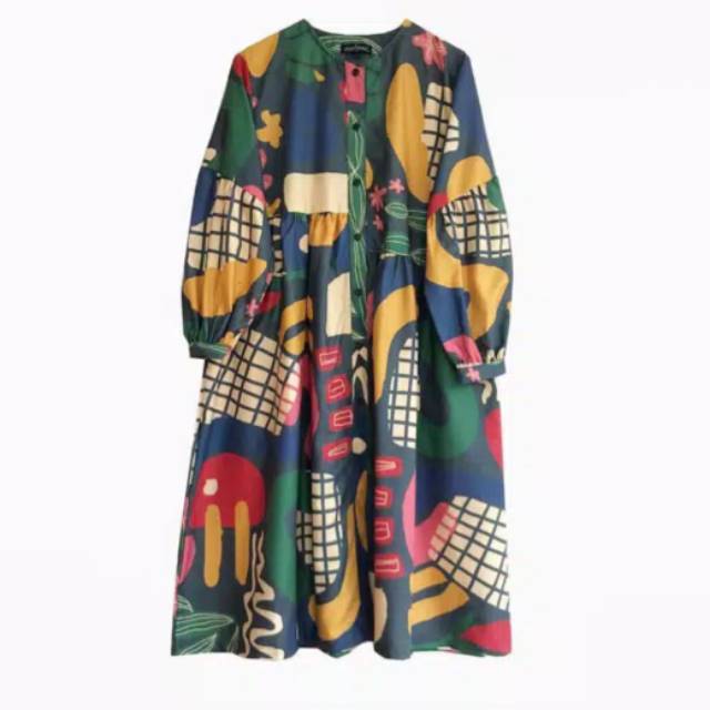 Tine dress nadjani navy