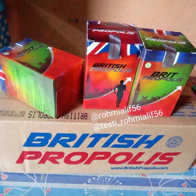 OBAT HERBAL ASAM LAMBUNG, MAAG BRITISH PROPOLIS ORI 100 %