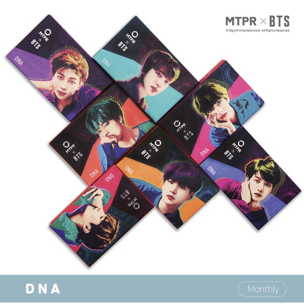 LENSBYSEOUL BTS x MTPR (DNA Series) Official Korean Contact Soft Lens