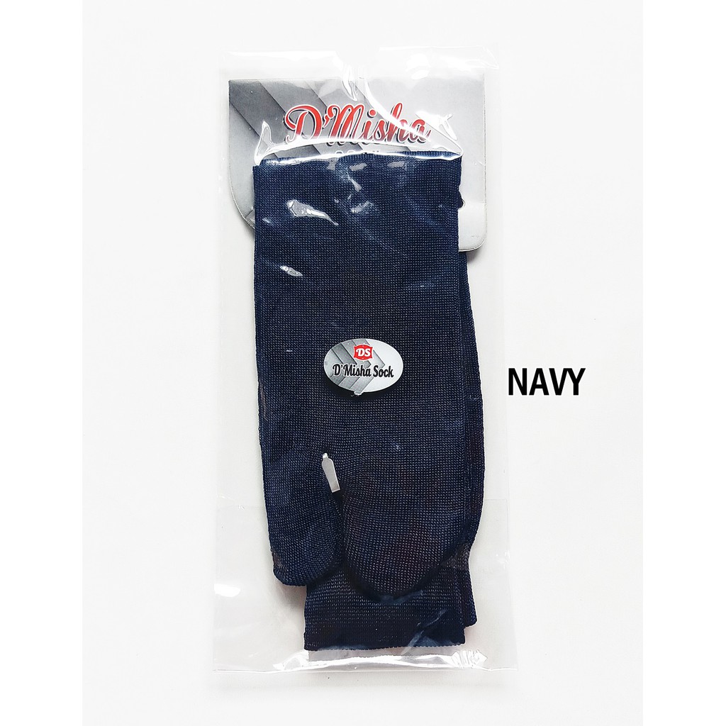 Kaos Kaki Jempol Muslimah Polos Banyak Warna-Navy