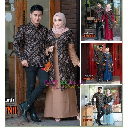 BATIK COUPLE GAMIS ANDIN I SARIMBIT I PRODUK PEKALONGAN