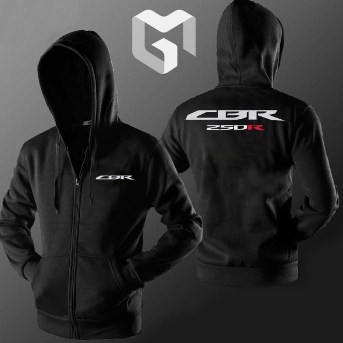 Jaket Hoodie Sweater Honda Cbr 250 R Sweatshirt Zipper