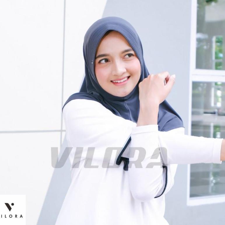 Ofi54 VILORA SPORT  VOLI KERUDUNG JILBAB BERGO JERSEY PREMIUM .,.,