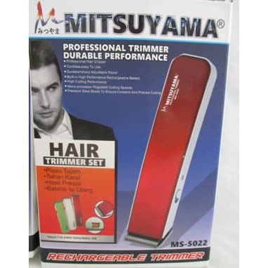 MS-5022 Alat Cukur Rambut Elektrik/Hair Trimmer SET Mitsuyama