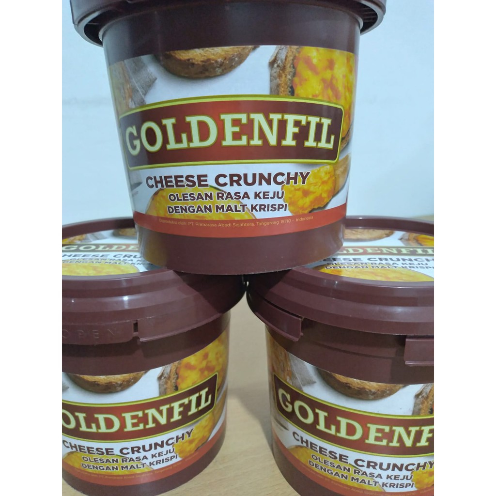 Goldenfil Cheese Spread dan Chruncy 1 Kg / Golden Fil Keju Goldenfill