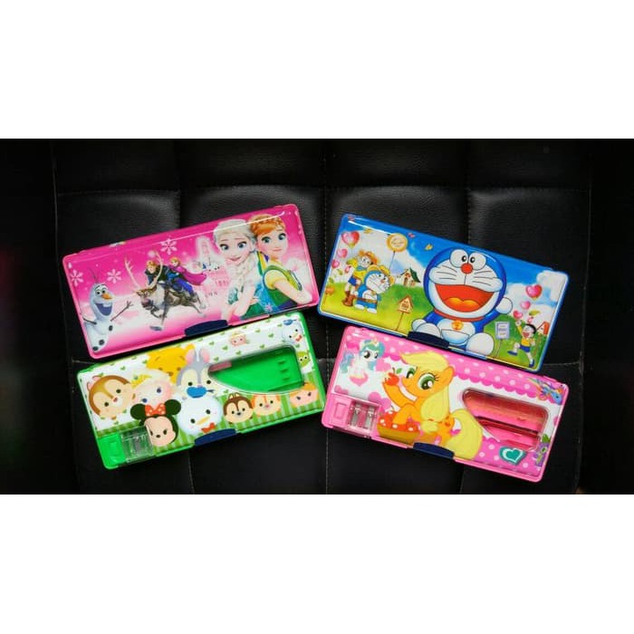 

Kotak Pensil Karakter Doraemon Pony Frozen Tsum Tsum My Little