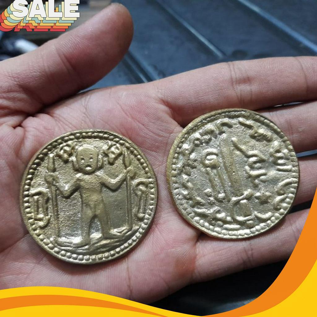 DIJAMIN MURAH koin kuningan tongkat pedang