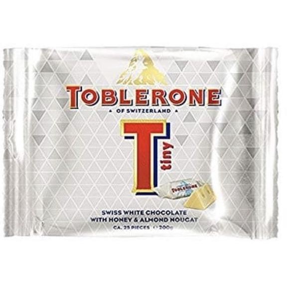 

COD COKLAT TOBLERONE TINY WHITE ISI 25PCS MAKANAN & MINUMAN