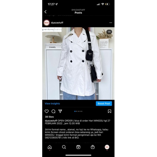 giordano white coat