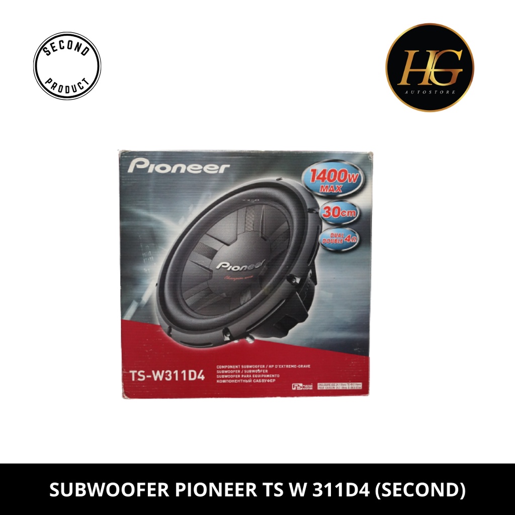 Subwoofer Pioneer TS-W311D4 (LIKE NEW)