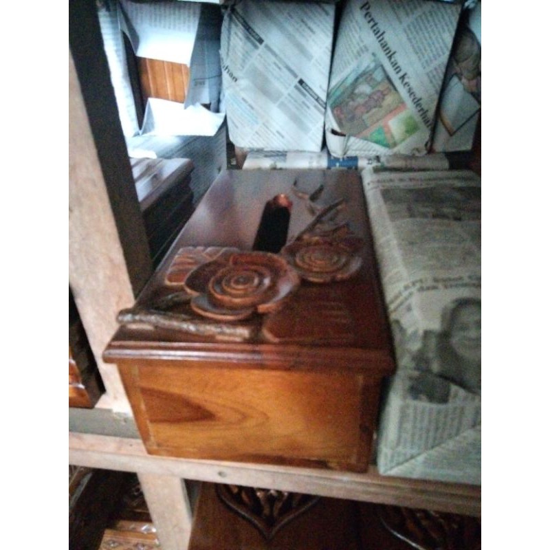 TEMPAT TISU KAYU JATI TEMPAT TISU UNIK TEMPAT TISU MINIMALIS TEMPAT TISU ANTIK WADAH TISU