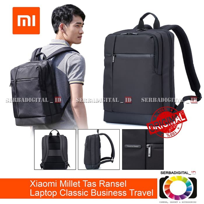 rh147 Xiaomi Millet Tas Ransel Laptop Classic Business Travel backpack