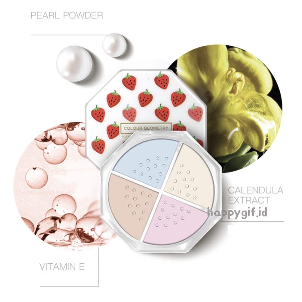 LAMEILA Bedak Mutiara Vitamin E Pengontrol Minyak Pada Wajah Menjadi Lebih Halus Dan Terlihat Sempurna Powder  LA115
