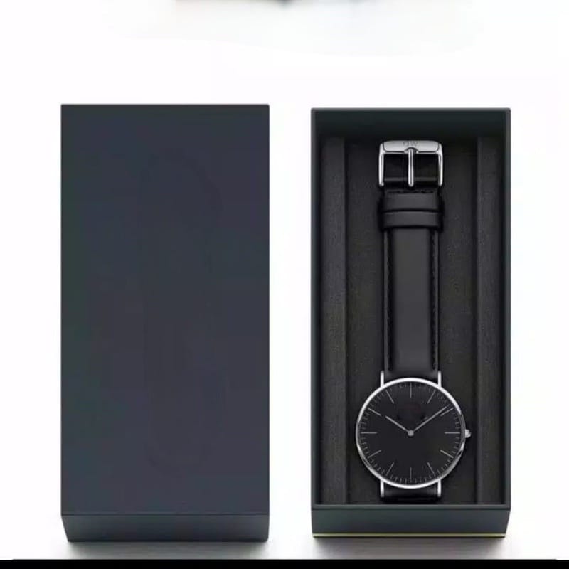 Jam Tangan Pria DwE PREMIUM Grade AAA Kw Super Strap Kulit Free Box+Paper Bag