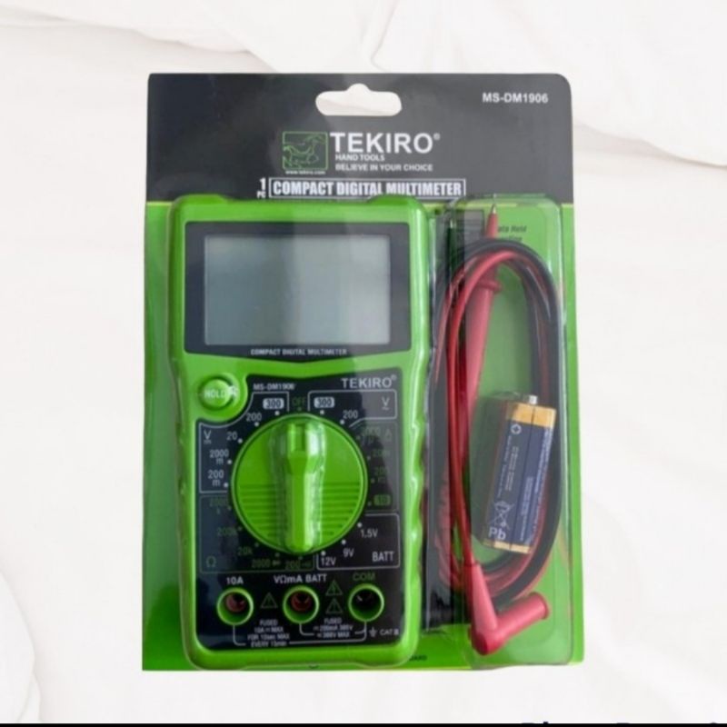 TEKIRO COMPACK MULTI TESTER/MULTI TESTER DIGITAL MS DM 1906