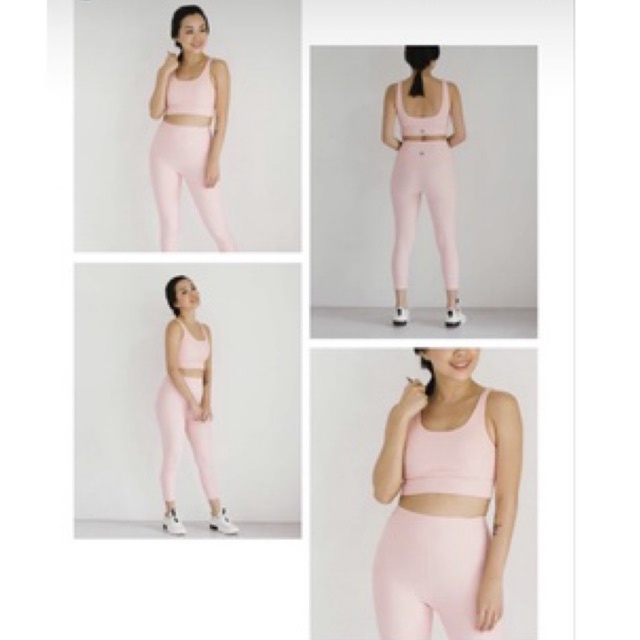 officially rise x patricia stephanie (sport bra only) pink size 10 - new with tag