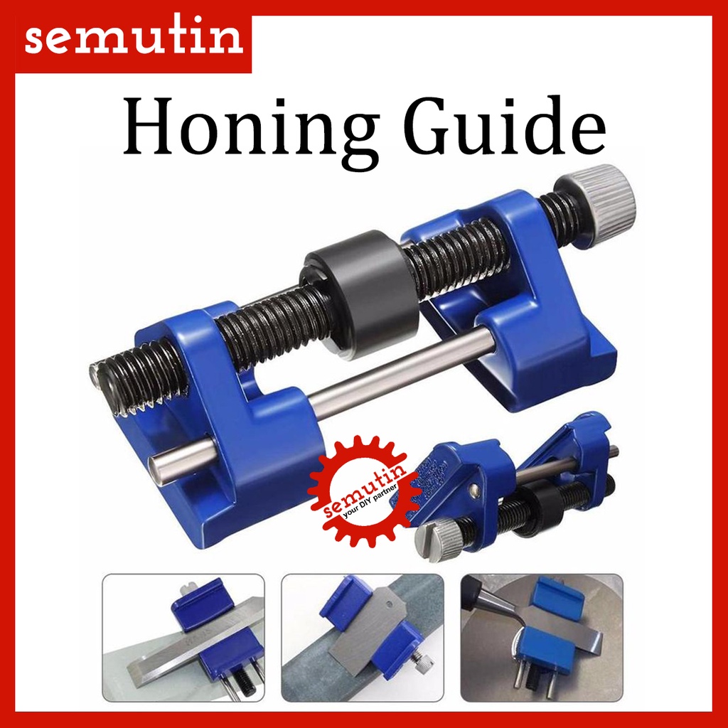 Honing Guide / Untuk Pahat Kayu Asah Pisau Serut Pasah Ketam Manual