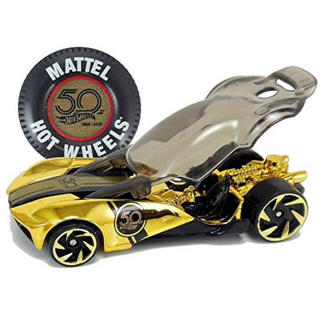 hot wheels 50th anniversary gold