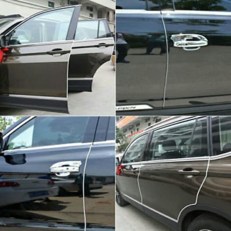 List Moulding Chrome 6mm Lis Silver List Jendela List Pintu Mobil