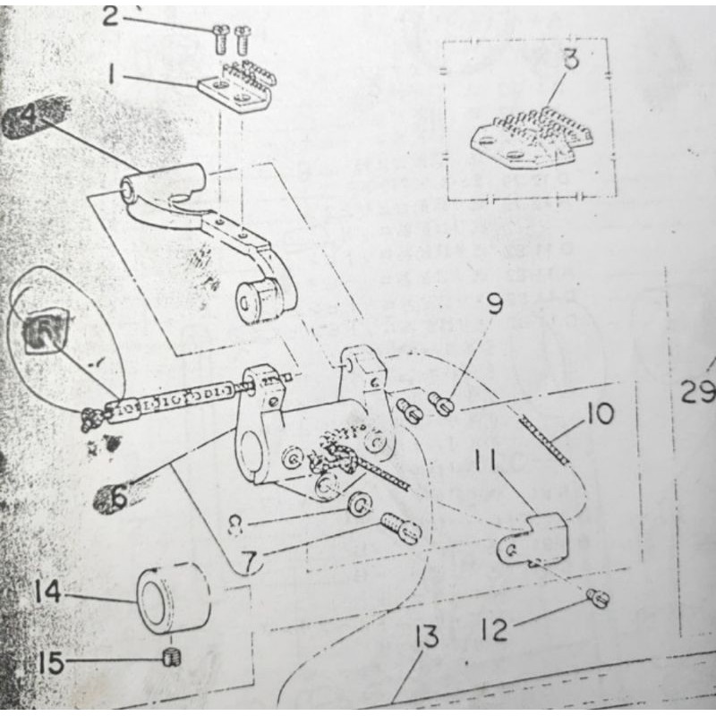 Ayakan Gigi Mesin Jahit Juki DDL 555- B1602 / Peed Dog Base