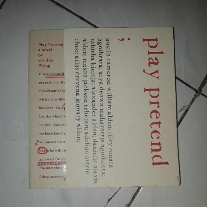 [BOOKING] Cecillia Wang-Play Pretend