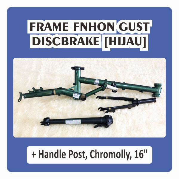 Frame Fork fnhon Gust Hijau 20 inch V brake