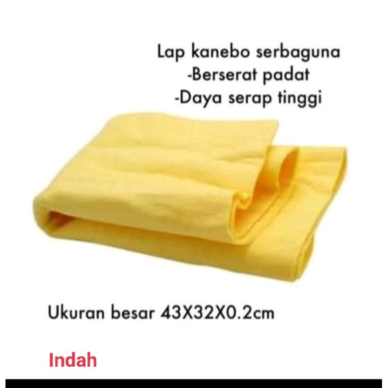 Kain Lap Chamois Kanebo jumbo Besar Berserat 43 x 32 CM Serap Tinggi