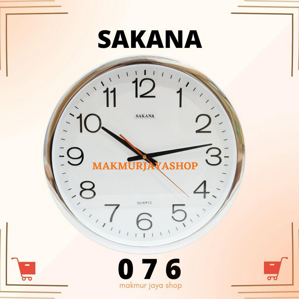 Jam Dinding Sakana 076 Quartz Original 40cm