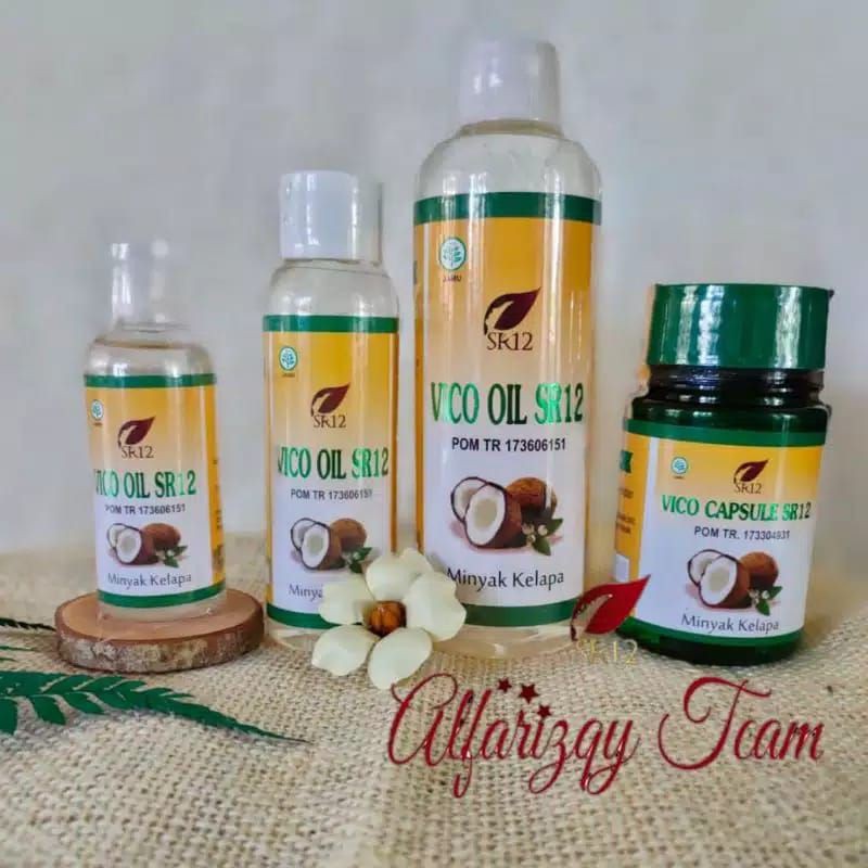 

VICO SR12 | IMUN BOOSTER | MINYAK KELAPA MURNI |VIRGIN OIL COCONUT