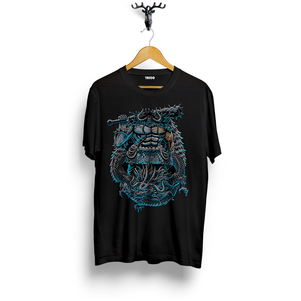 Kitting_ Baju Kaos Anime ONE PIECE /  DRAGON KAIDO /  NAGA WARIOR / BONUS DADAKAN /BAJU  DISTRO ORI 